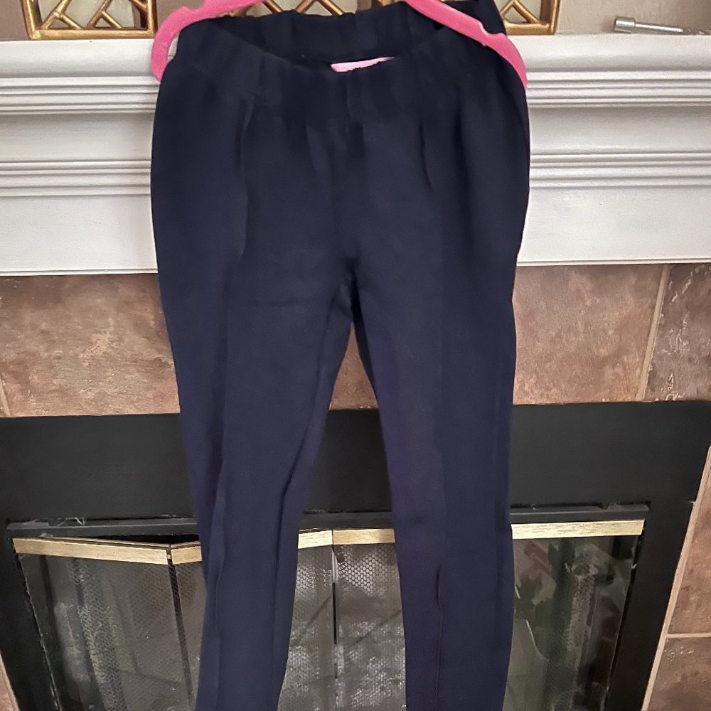 XS Navy Lilly Pulitzer Pull On Dress Pants